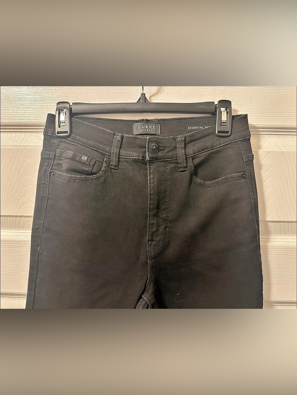 Women’s Curve Appeal Soft Black Essential Skinny Jeans - Size 6 (28) - Picture 4 of 11